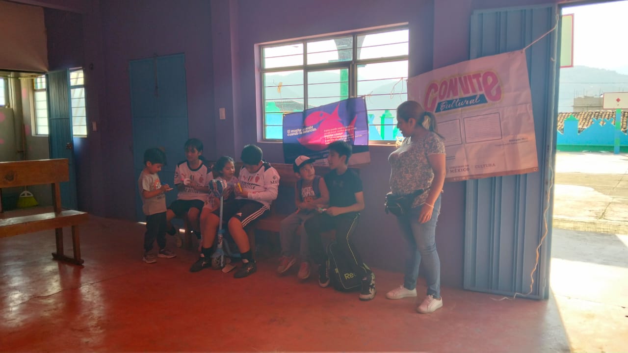 Actividad Cultural Comunitaria: Convite cultural del Salón de usos múltiples, Santiago Juxtlahuaca, Oaxaca